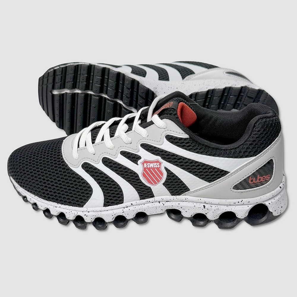 K-Swiss Tubes Shoes / Sneakers - NEW Mens Size 10 White / Black - #49684-OF